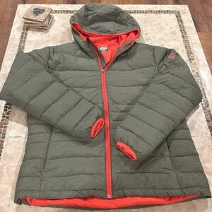 McKinley Foster Women’s Duckdown/ Feather Zip Up Puffer Jacket‎ with hood Size L